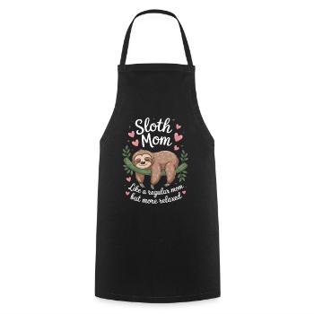 Sloth Saying, Sloths, Funny, Sloth Gift - Cooking Apron - black - Front - AI Model Male 185 dark (185cm)