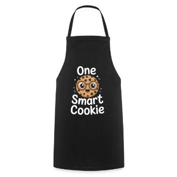 Cookies Saying Chocolate Cookies Funny Cookie Gift - Cooking Apron - black - Front - AI Model Male 185 dark (185cm)
