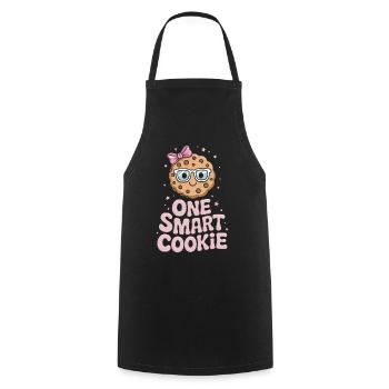 Cookies Saying Chocolate Cookies Funny Cookie Gift - Cooking Apron - black - Front - AI Model Male 185 dark (185cm)
