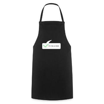 Nerds d'ordinateur programmeur de cadeau drôle - Tablier de cuisine - noir - Devant - AI Model Male 185 dark (185cm)