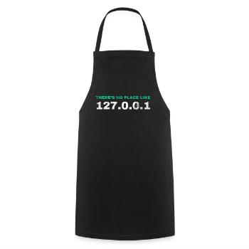 Nerds d'ordinateur programmeur de cadeau drôle - Tablier de cuisine - noir - Devant - AI Model Male 185 dark (185cm)