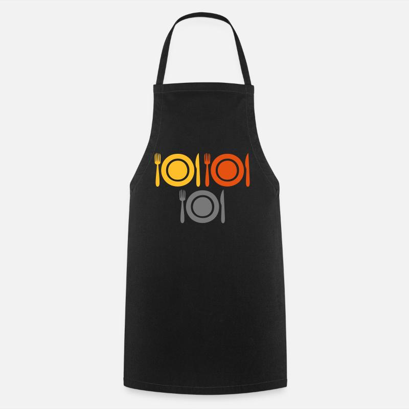 Les couverts - Tablier de cuisine - noir