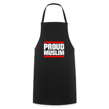 SPASS COOL STOLZE MUSLIM RAMADAN ISLAM RELIGION - Kochschürze - Schwarz - Vorne - AI Model Male 185 dark (185cm)