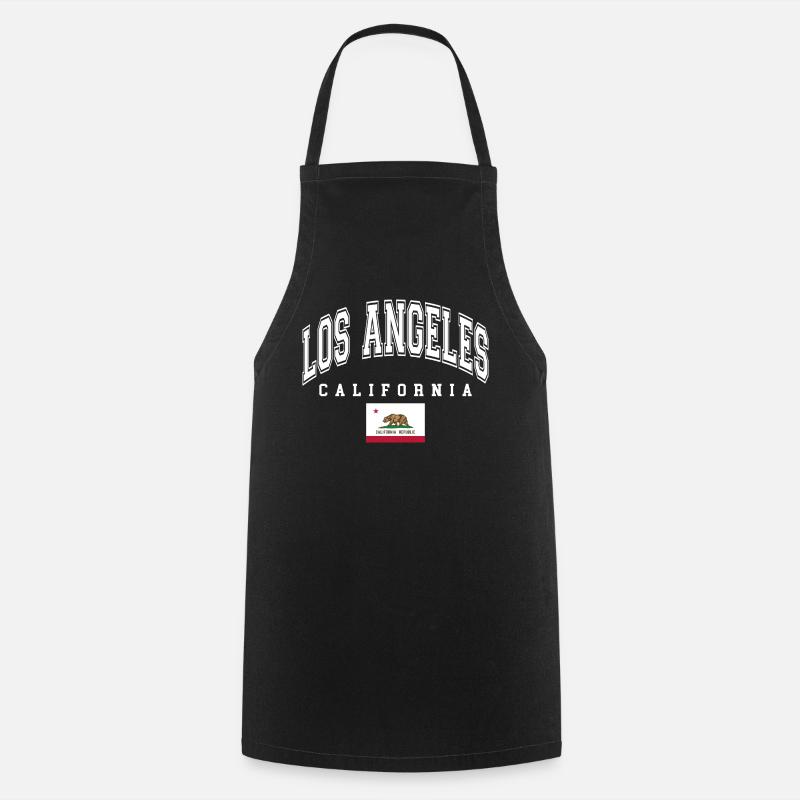 Los Angeles - Tablier de cuisine - noir