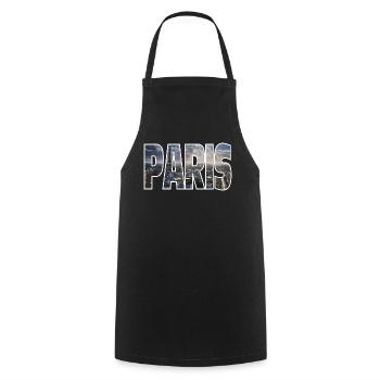 Paris - Tablier de cuisine - noir - Devant - AI Model Male 185 dark (185cm)