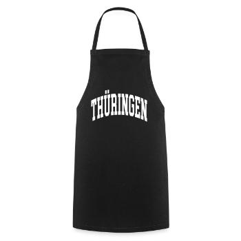 Thuringe - Tablier de cuisine - noir - Devant - AI Model Male 185 dark (185cm)