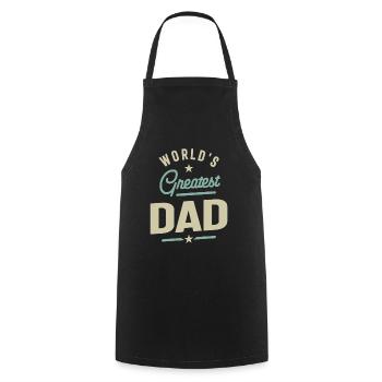 World's Greatest Dad - Father and Grandpa - Cooking Apron - black - Front - AI Model Male 185 dark (185cm)