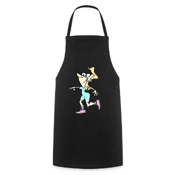 Fitness - Workout for Ladies - Tablier de cuisine - noir - Devant - AI Model Male 185 dark (185cm)