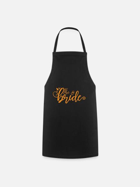 La mariée - Tablier de cuisine - noir
