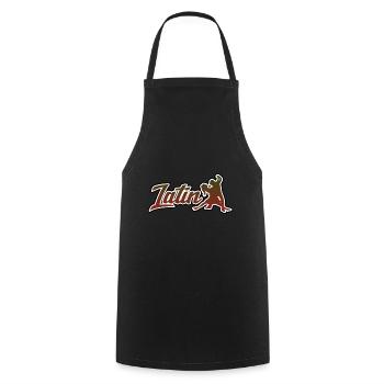 Cadeau danse latine danse latine - Tablier de cuisine - noir - Devant - AI Model Male 185 dark (185cm)