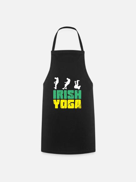 The Irish Yoga - Kochschürze - Schwarz