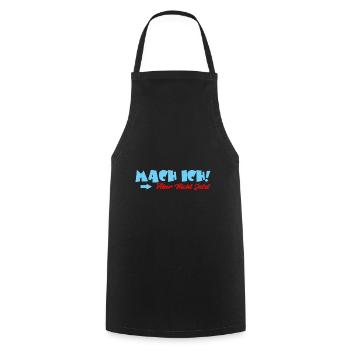 I will! But not now - Cooking Apron - black - Front - AI Model Male 185 dark (185cm)