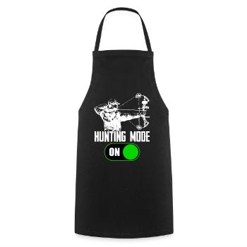 Archery hunting bow arrow archers - Cooking Apron - black - Front - AI Model Male 185 dark (185cm)