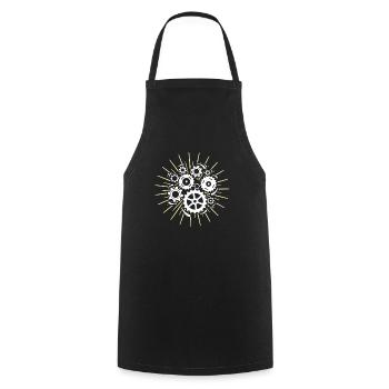 Mechanic Craftsman Car Mechanic - Cooking Apron - black - Front - AI Model Male 185 dark (185cm)