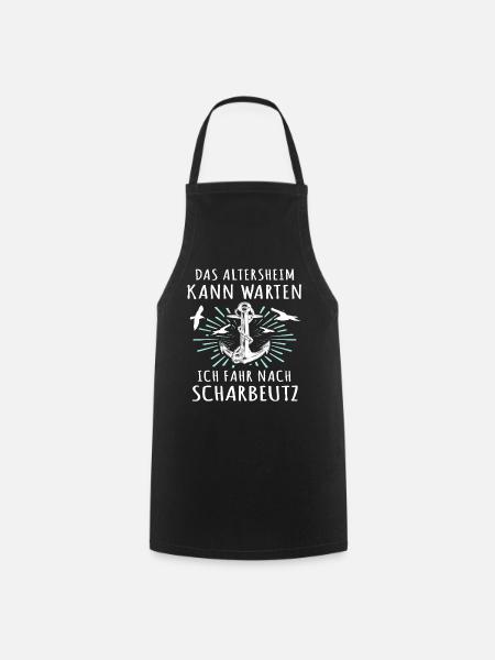 Scharbeutz Sprüche Scharbeutzer Ostsee - Kochschürze - Schwarz