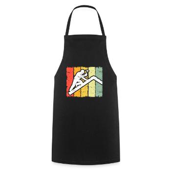 Roofing motif roofing ceilings - Cooking Apron - black - Front - AI Model Male 185 dark (185cm)
