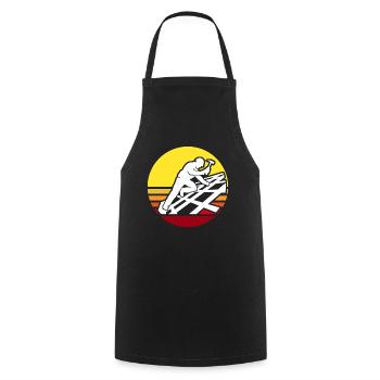 Roofer Roofing Roofing Master Roofer - Cooking Apron - black - Front - AI Model Male 185 dark (185cm)