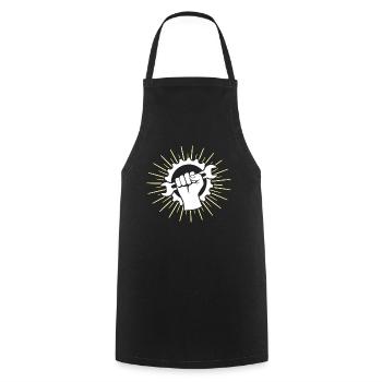 Machinists Machine operator Machinist - Cooking Apron - black - Front - AI Model Male 185 dark (185cm)