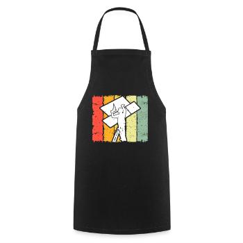 Drywall Drywall Drywall installer - Cooking Apron - black - Front - AI Model Male 185 dark (185cm)