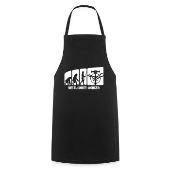 Spengler Evolution Bauspengler - Cooking Apron - black - Front - AI Model Male 185 dark (185cm)