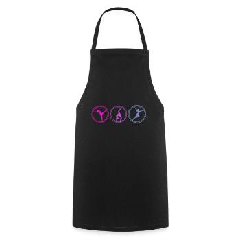 Wheel - Cooking Apron - black - Front - AI Model Male 185 dark (185cm)