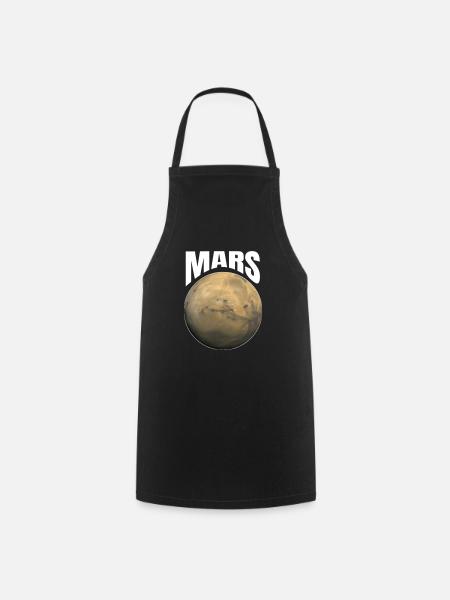 Planète Mars - Tablier de cuisine - noir