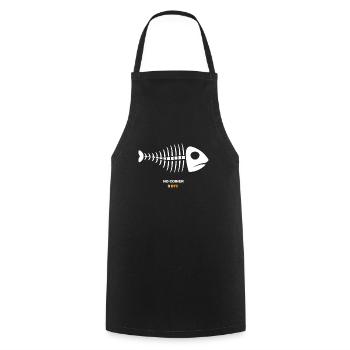 No Coiner | 0 BTC - Tablier de cuisine - noir - Devant - AI Model Male 185 dark (185cm)