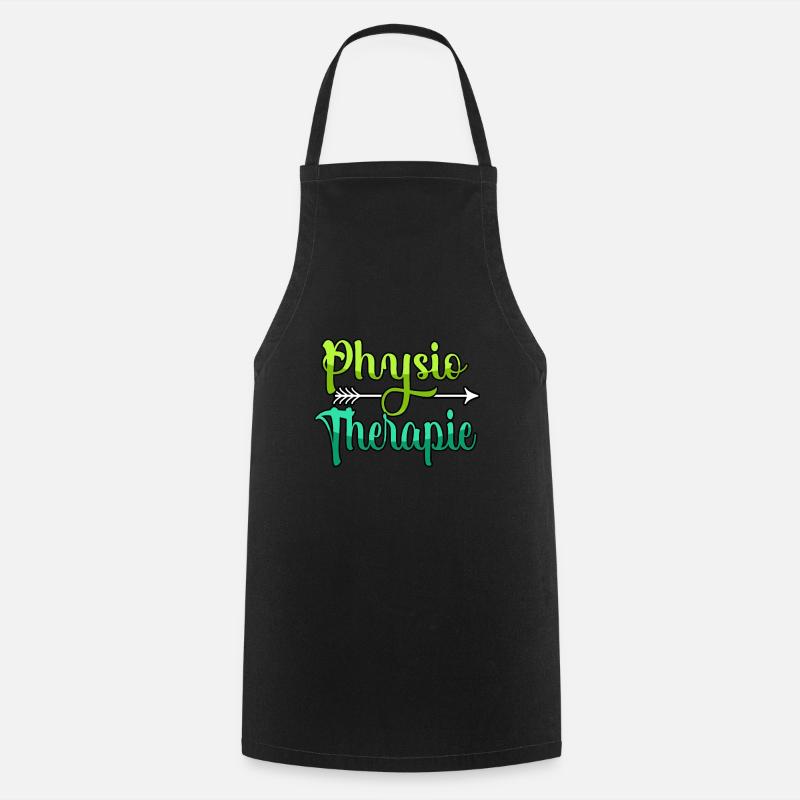 Physiotherapy Physiotherapist Physiotherapy - Cooking Apron - black