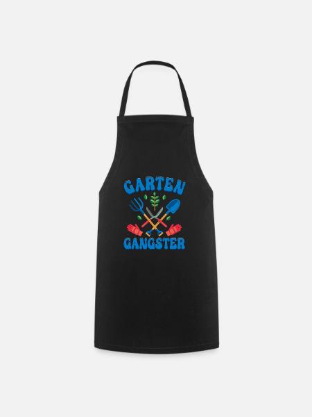 Garten Gangster Gärtner - Kochschürze - Schwarz