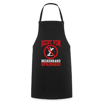 Rettungsschwimmer Bademeister Nicht Vom - Kochschürze - Schwarz - Vorne - AI Model Male 185 dark (185cm)