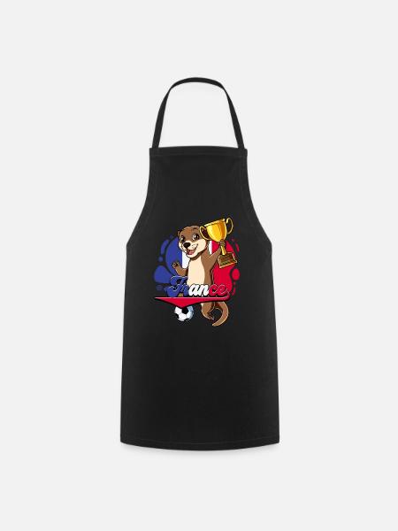 France Football - Tablier de cuisine - noir