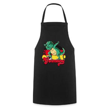 Allemagne Football - Tablier de cuisine - noir - Devant - AI Model Male 185 dark (185cm)