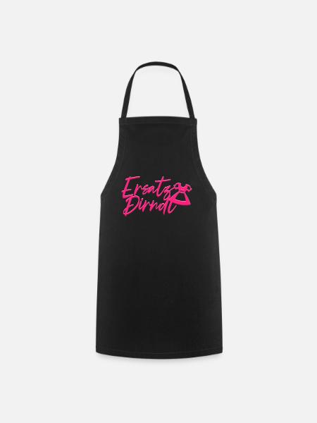 Ersatz Dirndl - Kochschürze - Schwarz
