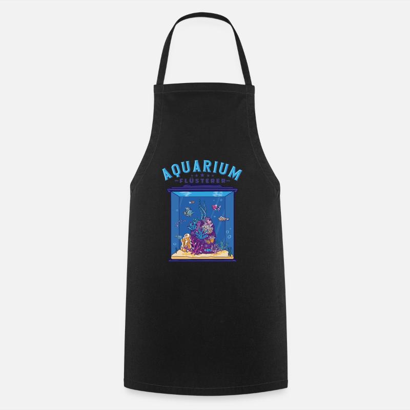 Aquarium Flüsterer Aquarianer - Kochschürze - Schwarz