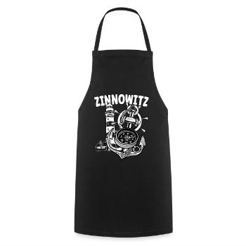 Zinnowitz - Cooking Apron - black - Front - AI Model Male 185 dark (185cm)