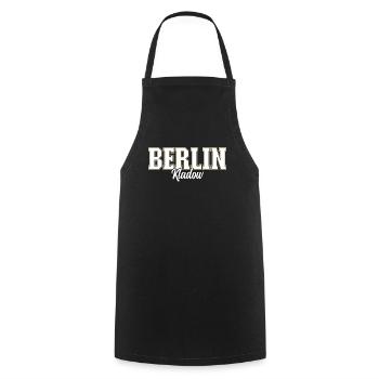 Berlin Kladow - Kochschürze - Schwarz - Vorne - AI Model Male 185 dark (185cm)