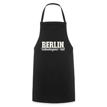 Berlin Falkenhagener Feld - Kochschürze - Schwarz - Vorne - AI Model Male 185 dark (185cm)