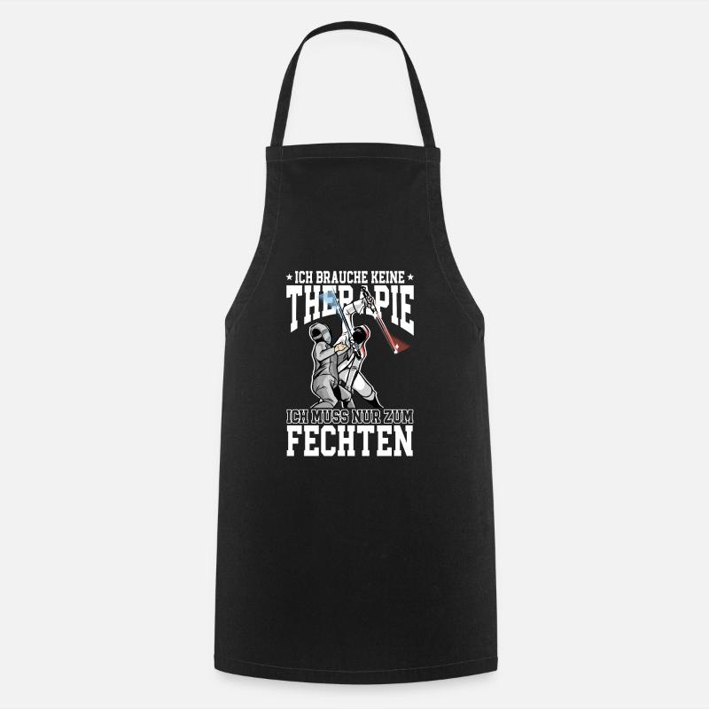 Fechten - Kochschürze - Schwarz