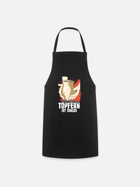 Töpfern - Kochschürze - Schwarz