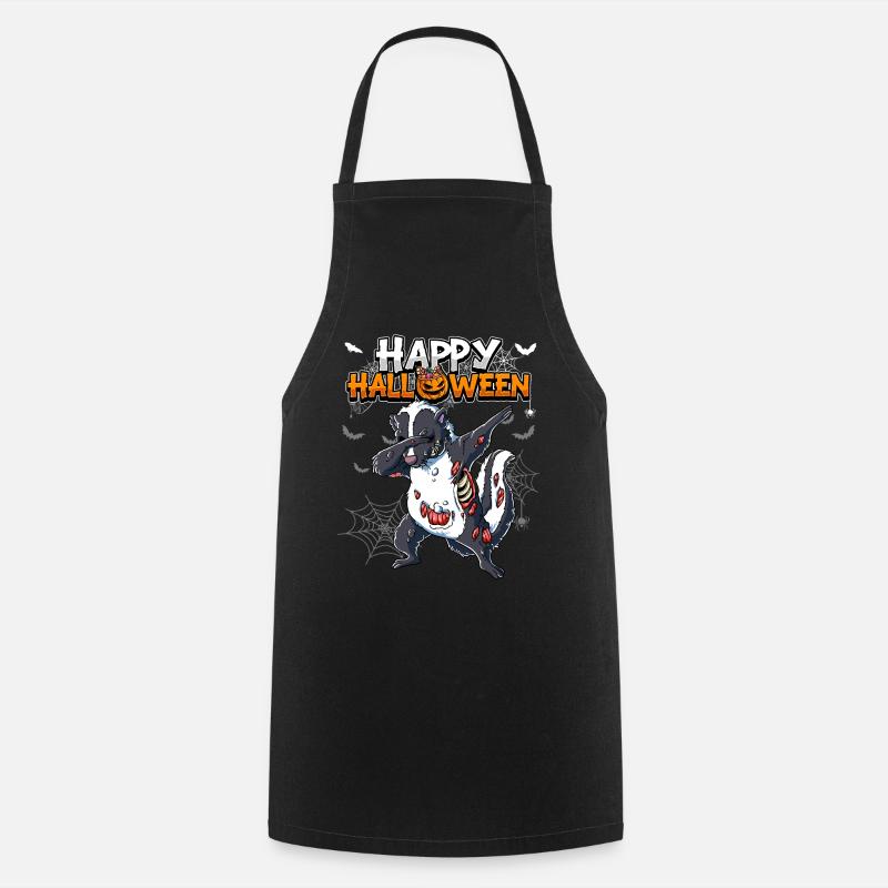 Halloween Skunk Zombie - Tablier de cuisine - noir