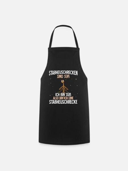 Stabheuschrecken Sind Süß Stabheuschrecke - Kochschürze - Schwarz