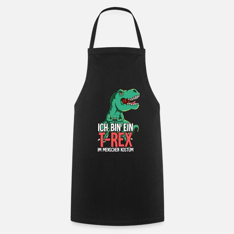 Ich Bin Ein T-rex - Kochschürze - Schwarz