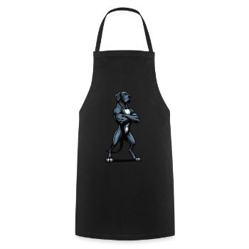 Great Dane Great Dane Owner Great Dane Fan - Cooking Apron - black - Front - AI Model Male 185 dark (185cm)