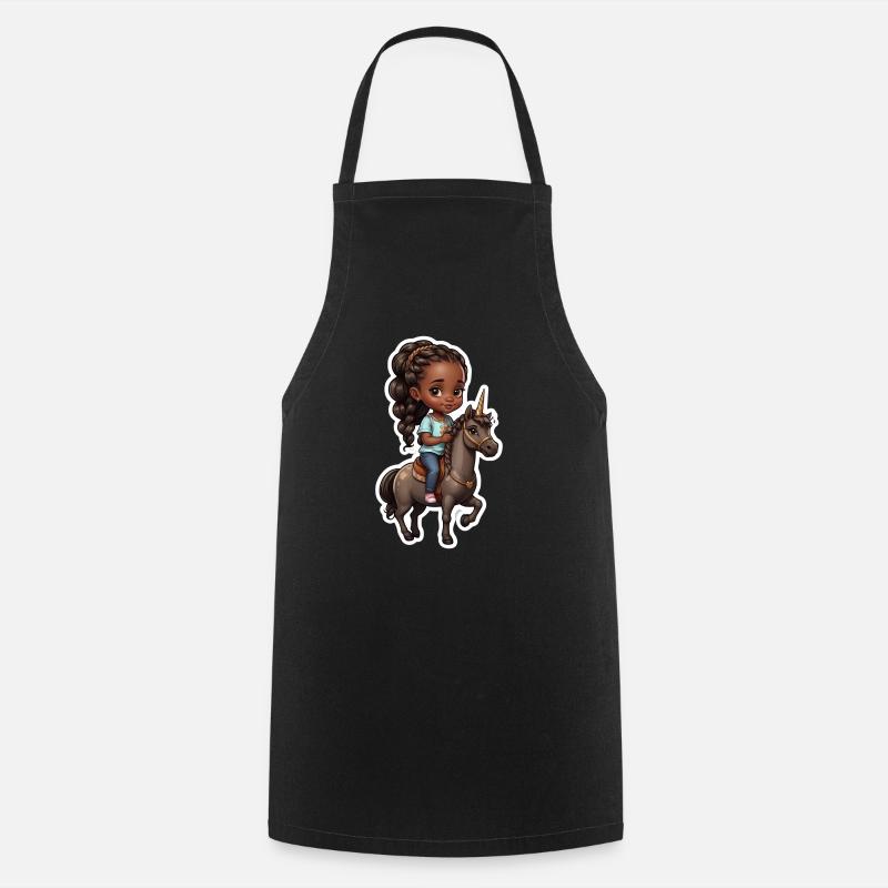 Idée cadeau Noël enfant - Tablier de cuisine - noir