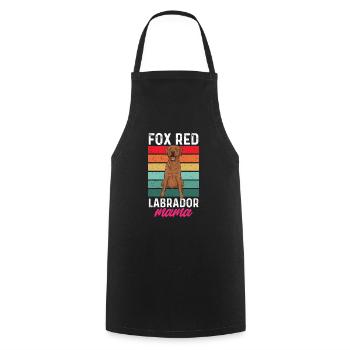 Foxred Labrador Fox Red Labrador Retriever - Cooking Apron - black - Front - AI Model Male 185 dark (185cm)