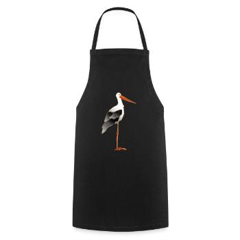 Storch - Kochschürze - Schwarz - Vorne - AI Model Male 185 dark (185cm)