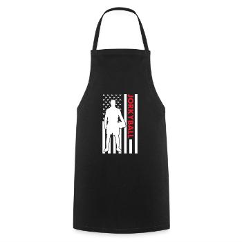 Sport Us Flag Jorkyball - Cooking Apron - black - Front - AI Model Male 185 dark (185cm)
