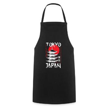 Tokyo Kanto Adventure Kyoto - Tablier de cuisine - noir - Devant - AI Model Male 185 dark (185cm)