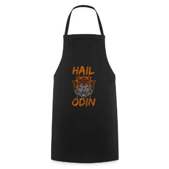 Odin Symbol - Cooking Apron - black - Front - AI Model Male 185 dark (185cm)