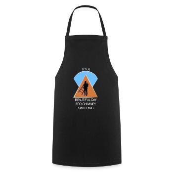 Chimney Sweep Chimney Sweep - Cooking Apron - black - Front - AI Model Male 185 dark (185cm)
